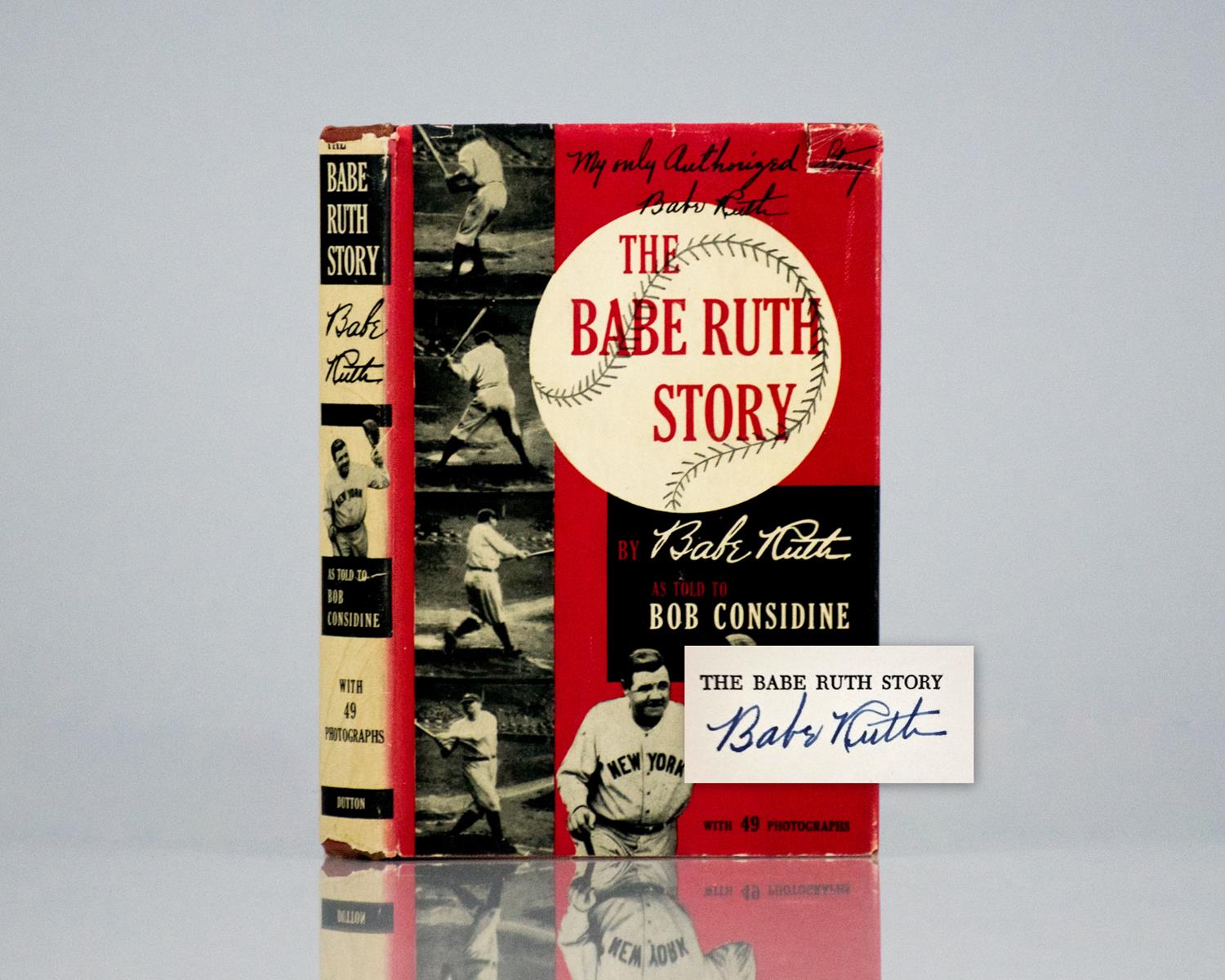 The Babe Ruth Story Raptis Rare Books Fine Rare And Antiquarian