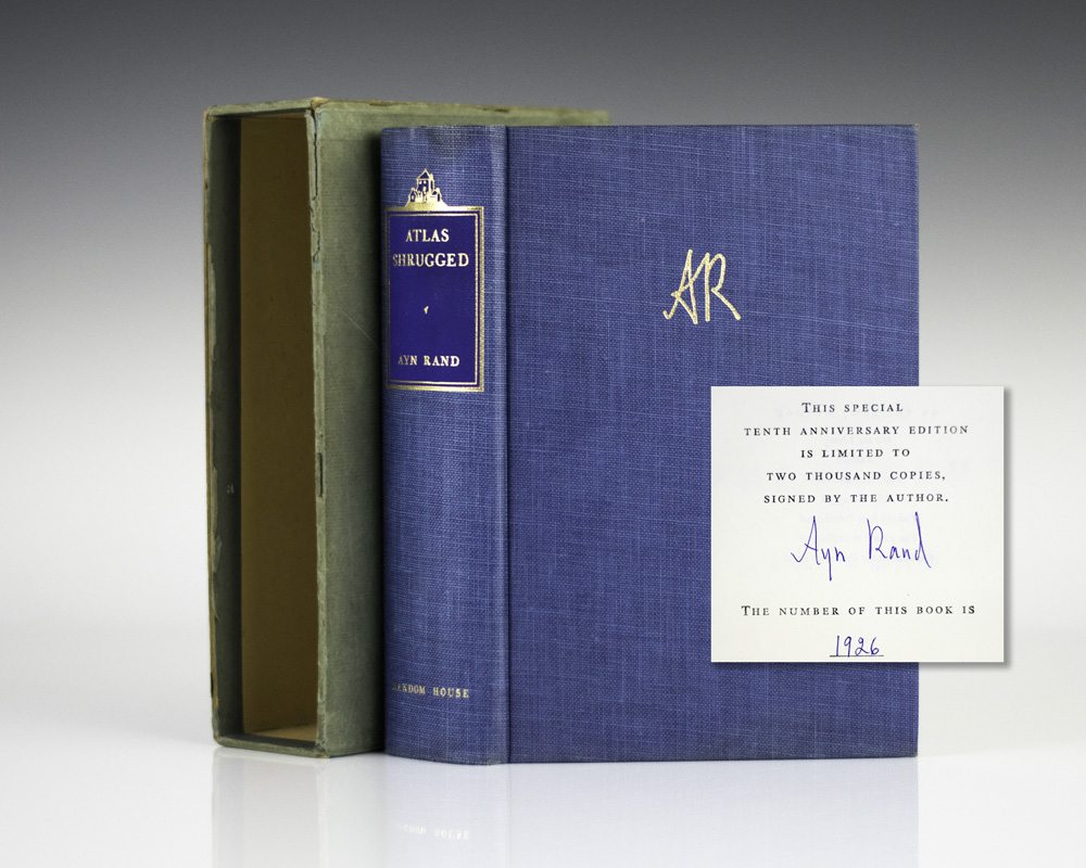 Atlas Shrugged Ayn Rand First Edition Signed Rare Book