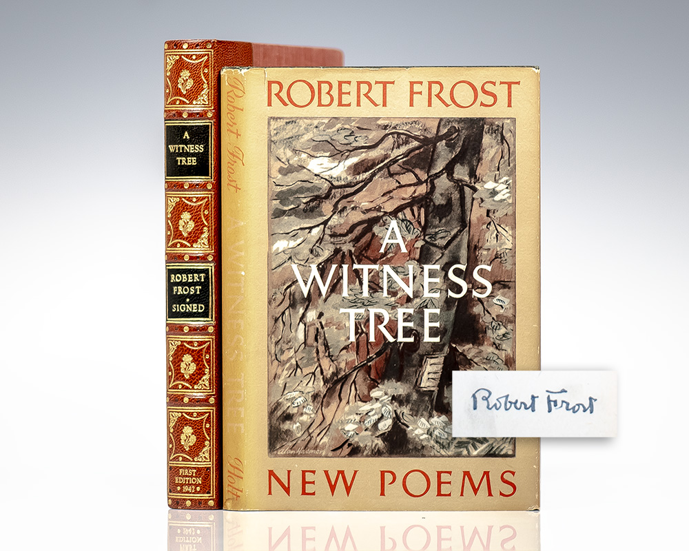 A Witness Tree Robert Frost First Edition Signed