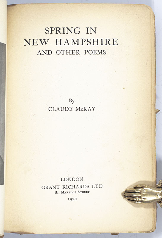 Spring In New Hampshire And Other Poems. - Raptis Rare Books | Fine ...