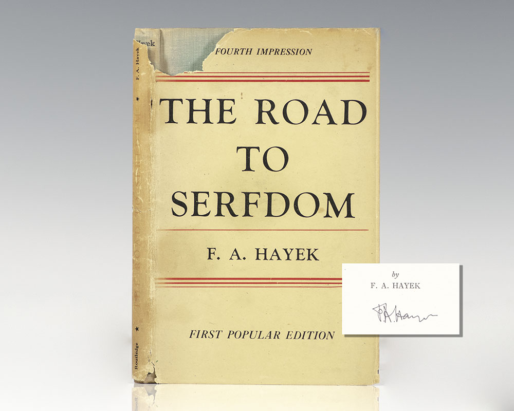 the road to serfdom by friedrich hayek