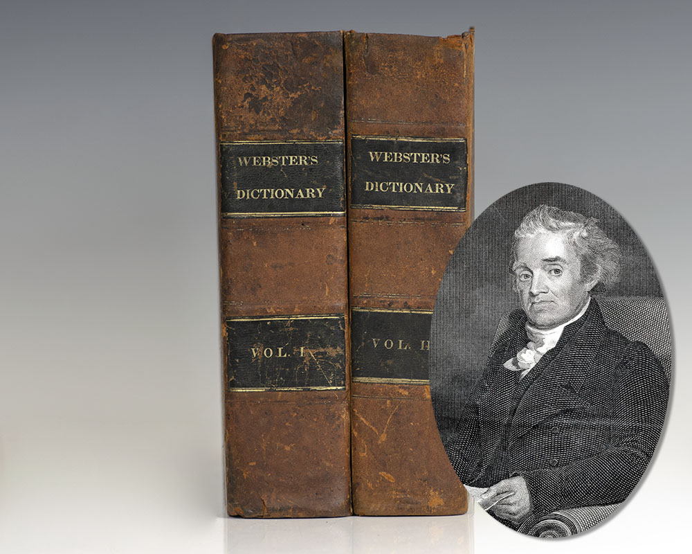 American Dictionary Of The English Language Noah Webster First Edition 