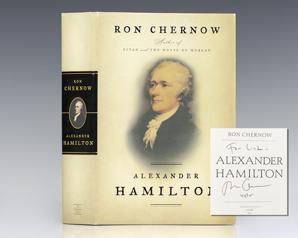 Alexander Hamilton Ron Chernow First Edition Signed Rare