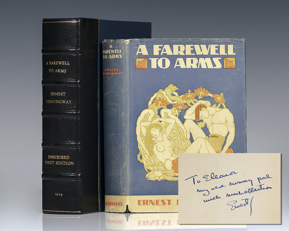 A Farewell To Arms Ernest Hemingway First Edition Rare Original Cloth