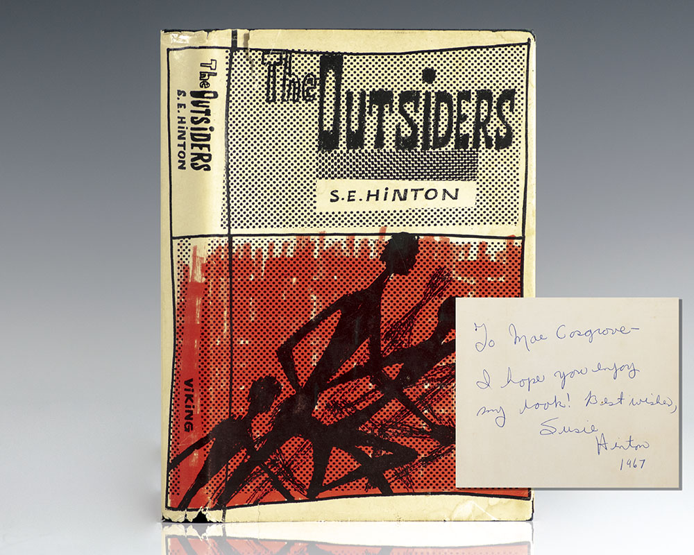 The Outsiders Se Hinton First Edition Signed Rare Book 7195