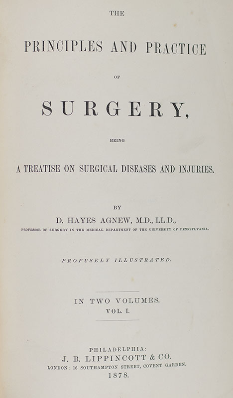 The Principles And Practice Of Surgery. - Raptis Rare Books | Fine Rare ...