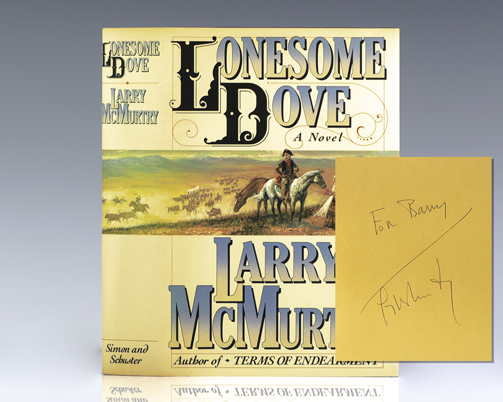 Lonesome Dove Larry McMurtry First Edition Signed