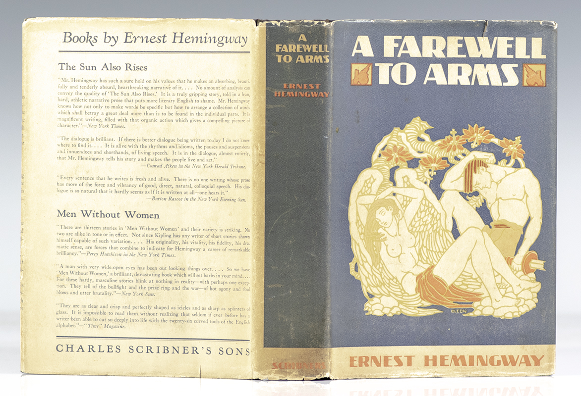 A Farewell To Arms Ernest Hemingway First Edition Rare Original Cloth