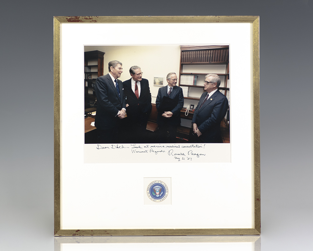 Ronald Reagan Signed Photograph. - Raptis Rare Books | Fine Rare And ...