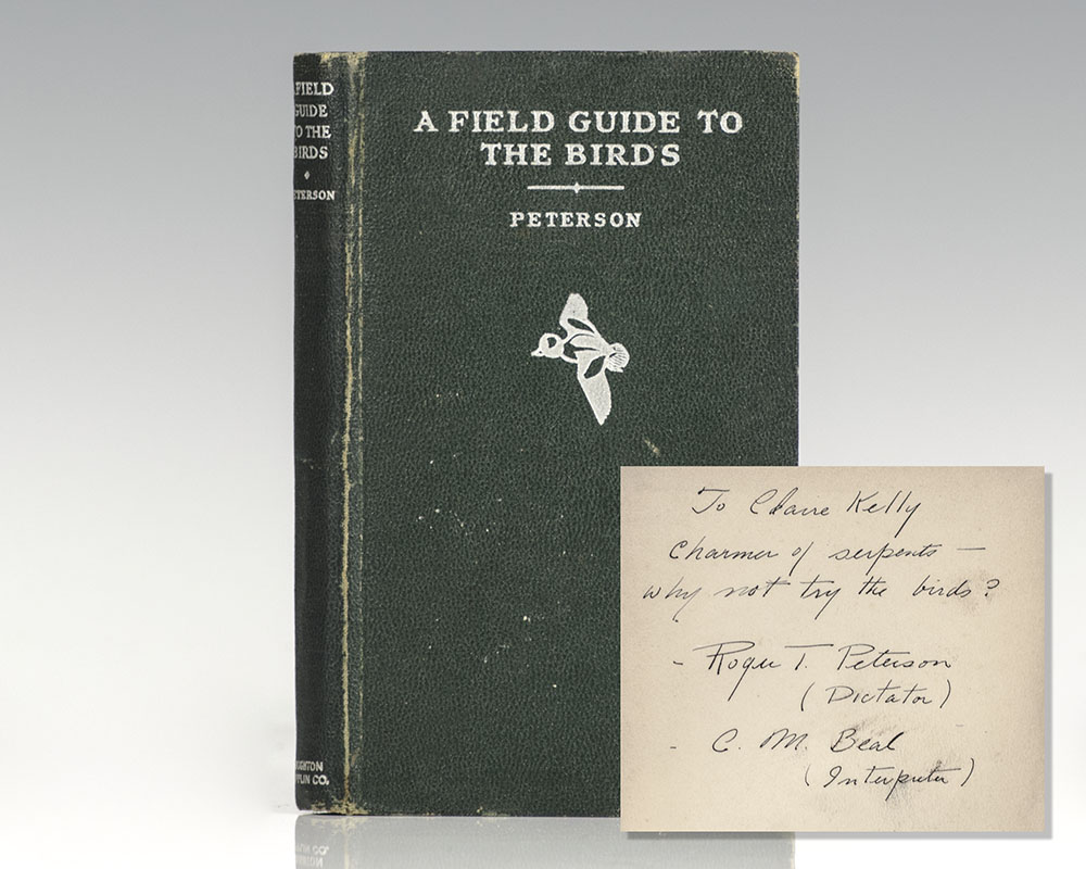 Field Guide to the Birds Roger Tory Peterson First Edition Signed Rare
