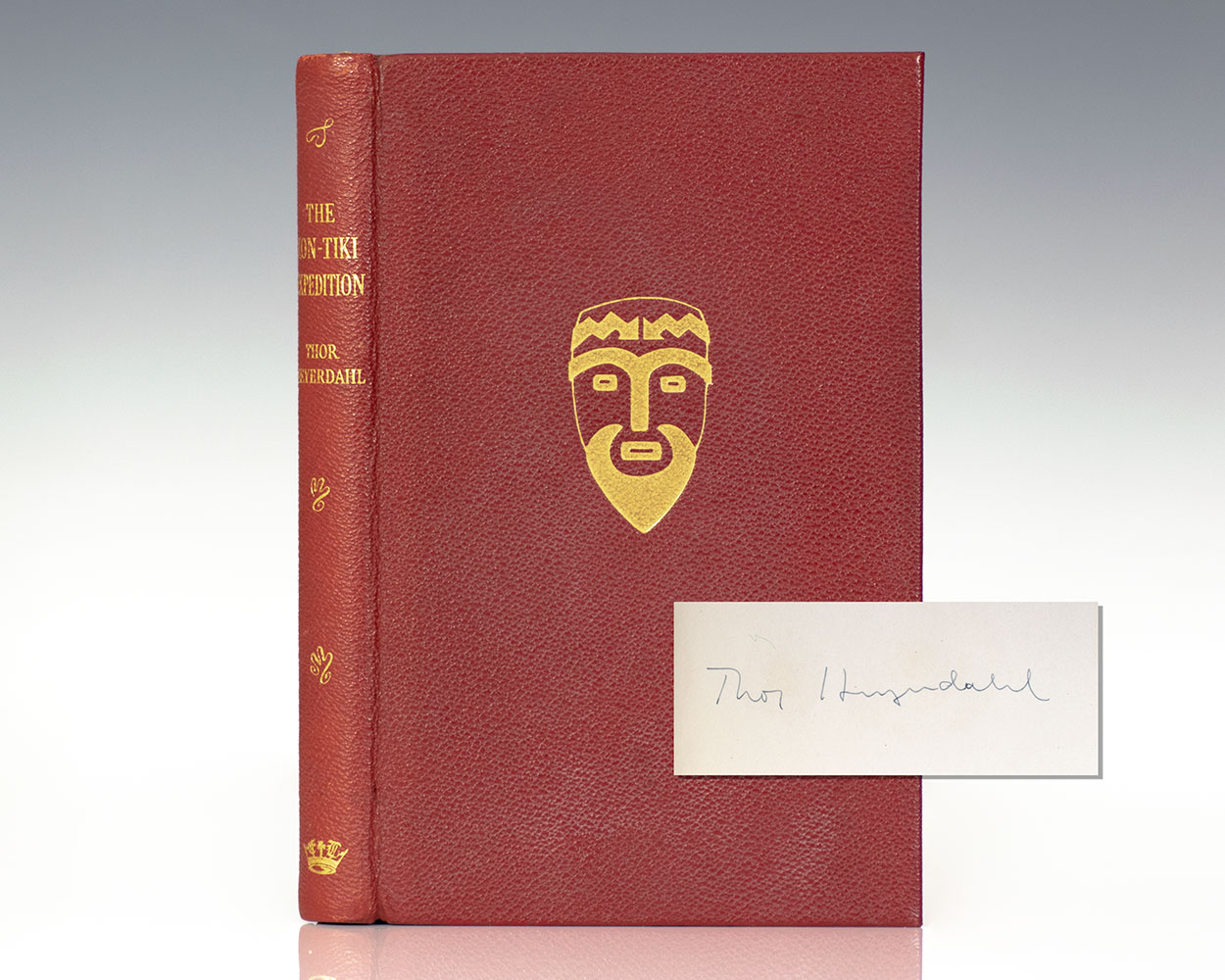 Kon Tiki Thor Heyerdahl First Edition Signed Rare Book