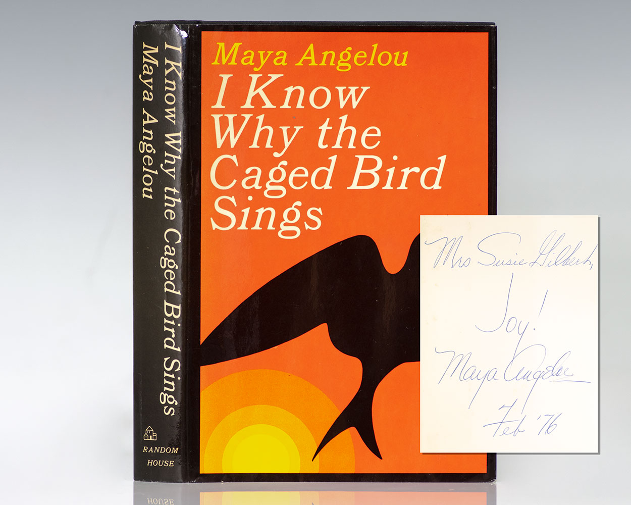 I Know Why the Caged Bird Sings. - Raptis Rare Books | Fine Rare and