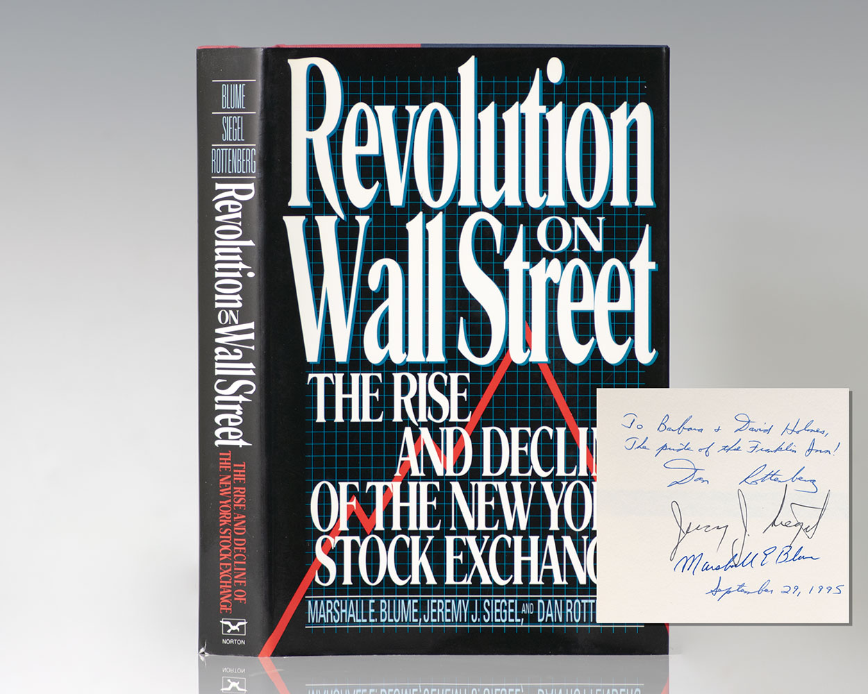 Revolution On Wall Street. - Raptis Rare Books | Fine Rare And ...