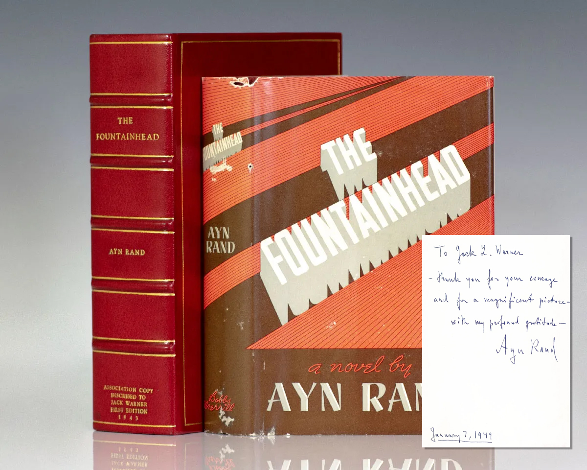 The Fountainhead Ayn Rand First Edition Signed Rare