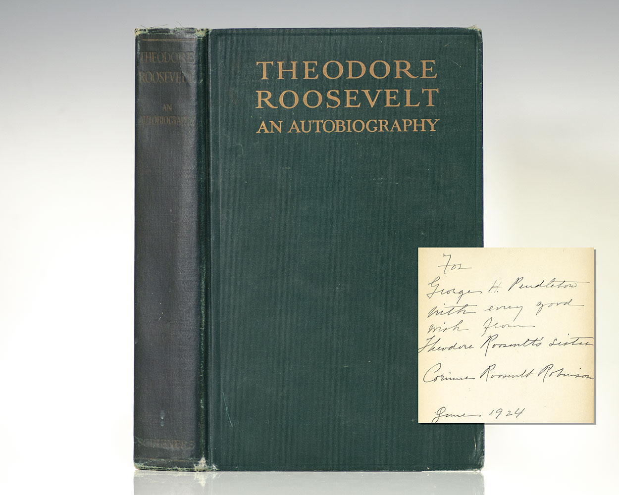 Theodore Roosevelt: An Autobiography First Edition