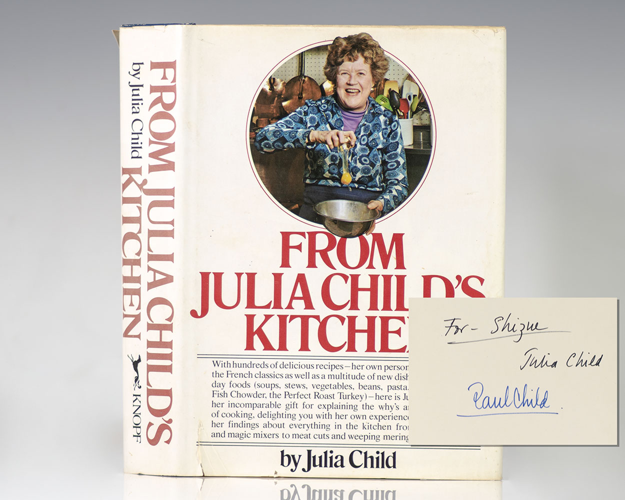 Julia S Kitchen Wisdom Recipes Julia Child First Edition Signed   From Julia Childs Kitchen First Edition Signed Rare Books 