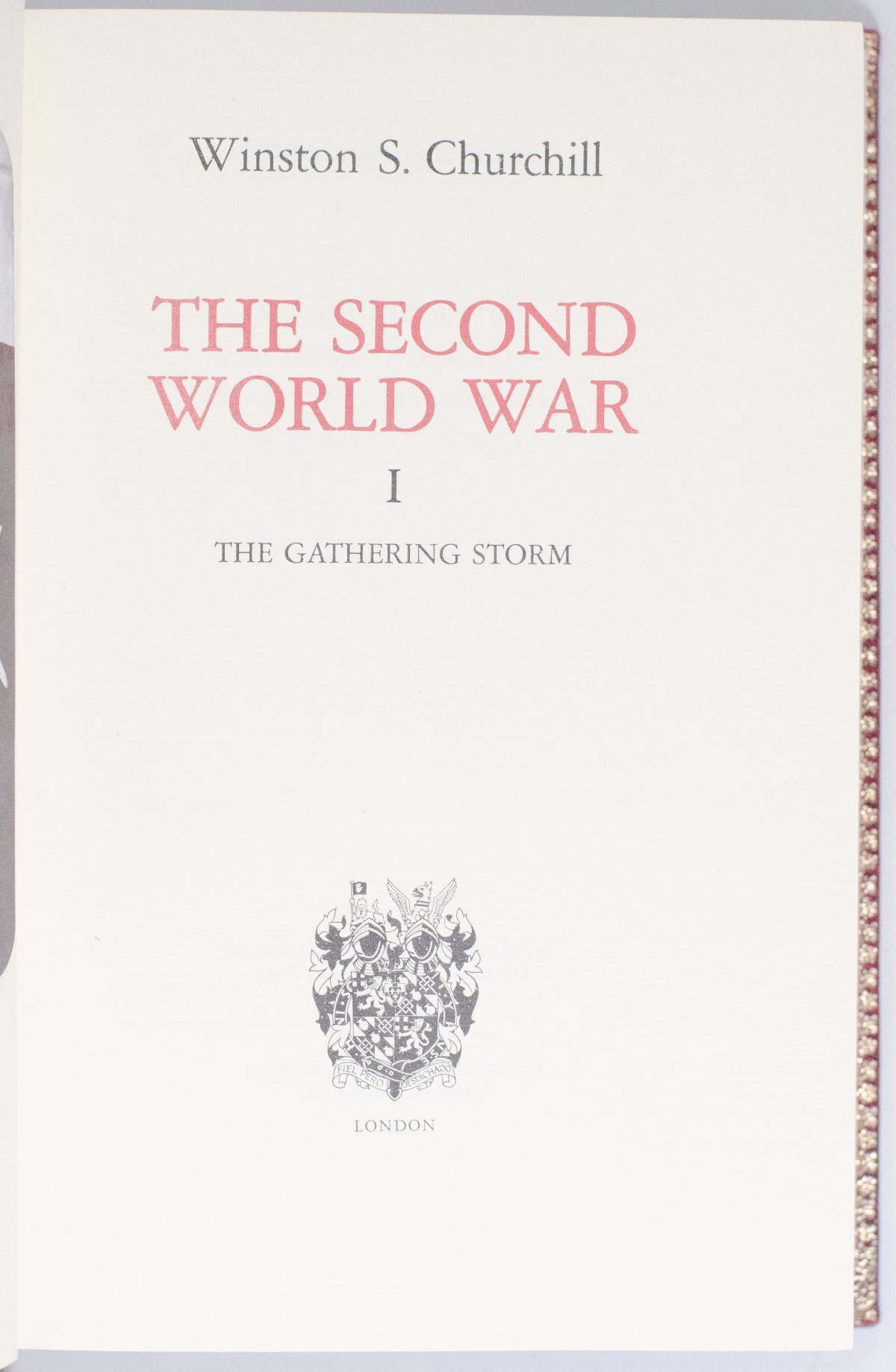 The Major Works Of Sir Winston Churchill: Centenary First Edition ...