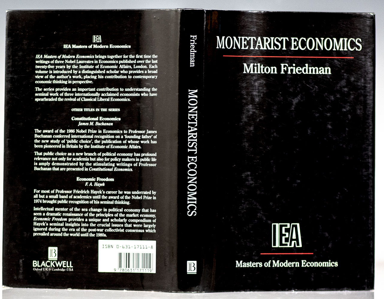 Monetarist Economics Milton Friedman First Edition Signed