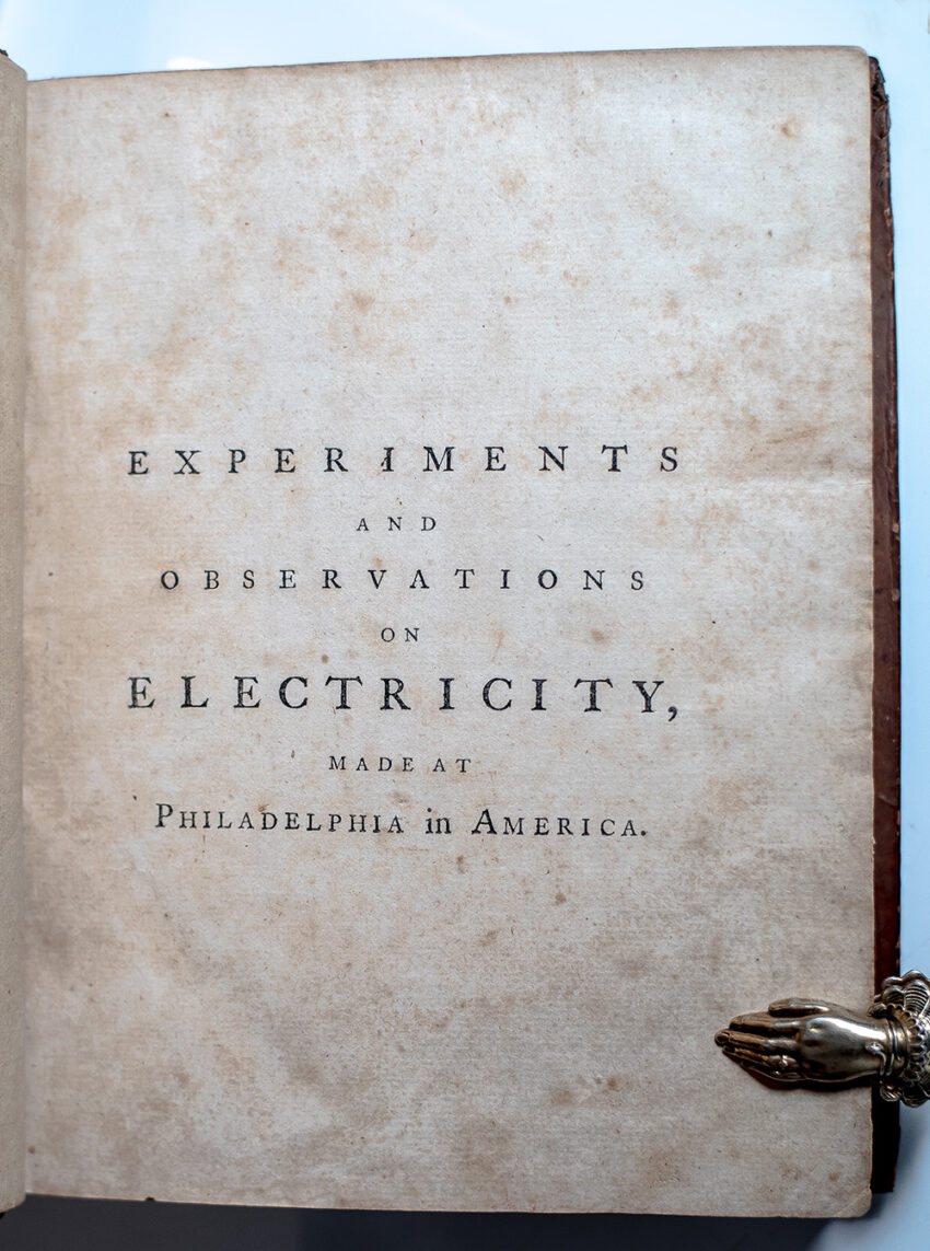 experiments and observations on electricity made at philadelphia in america