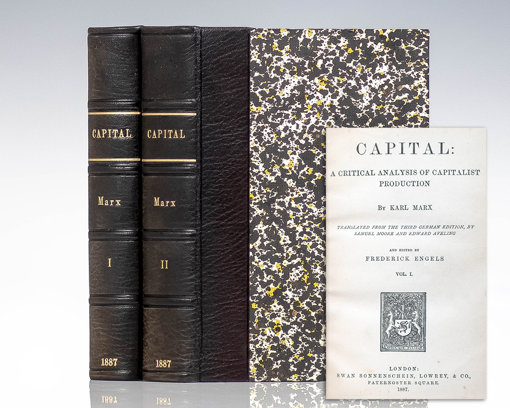 Capital Karl Marx First Edition Das Kapital Rare