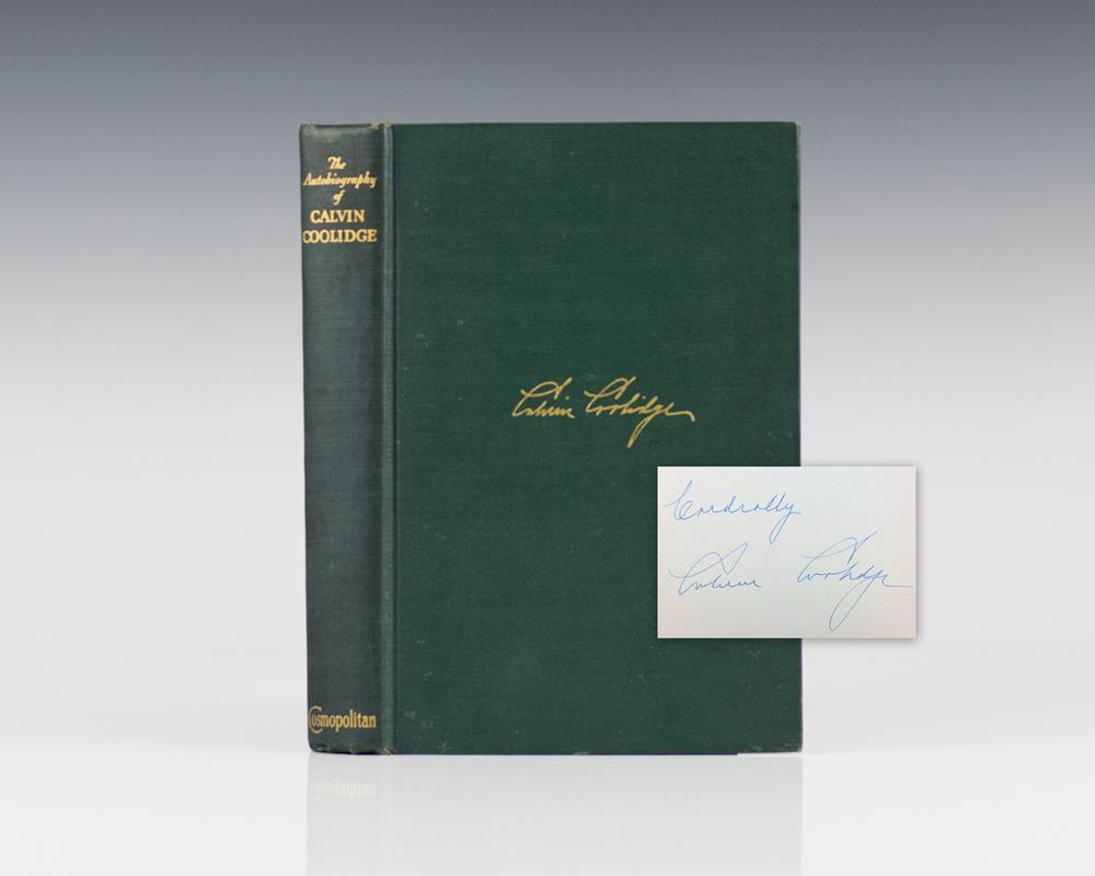 the autobiography of calvin coolidge by calvin coolidge