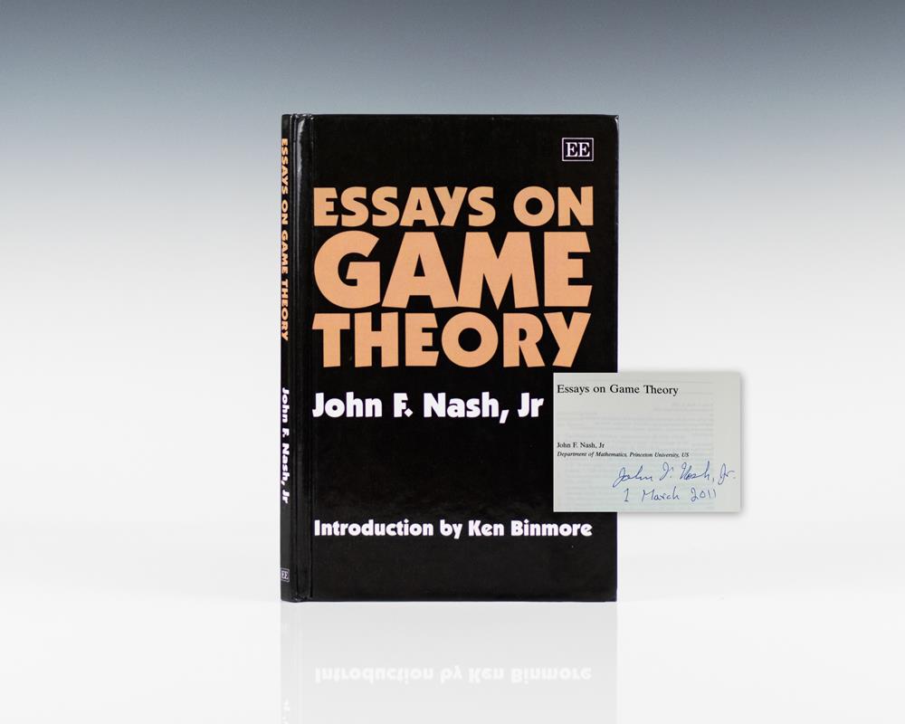 Essays On Game Theory. - Raptis Rare Books | Fine Rare And Antiquarian ...