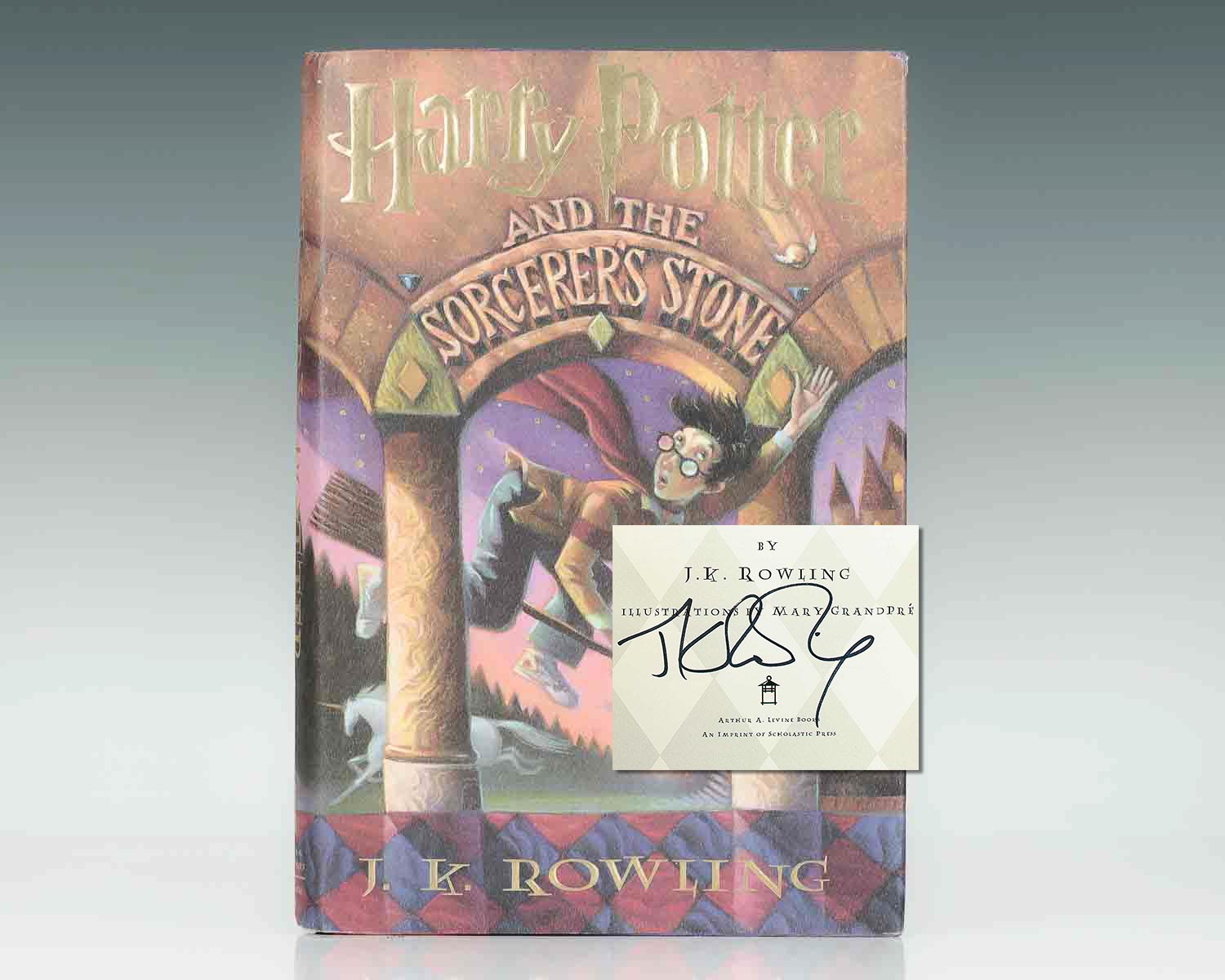 Harry Potter And The Sorcerer's Stone J.K. Rowling First Edition Signed