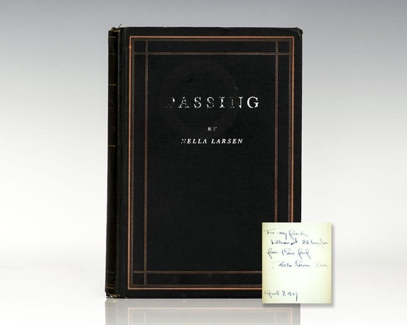 Passing Nella Larsen First Edition Signed