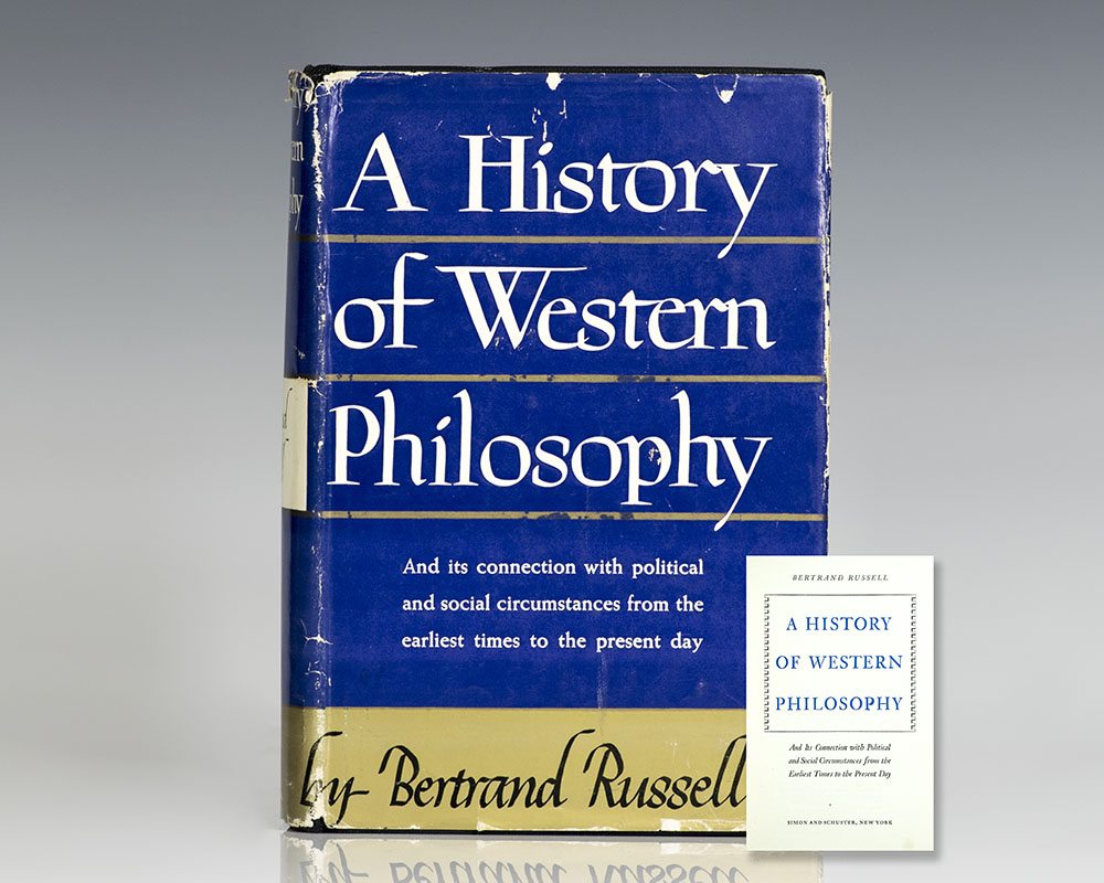 A History Of Western Philosophy Bertrand Russell First Edition Signed