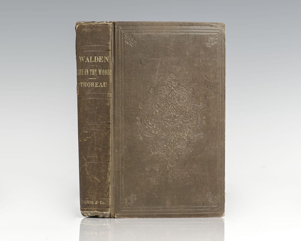 Walden Henry David Thoreau First Edition