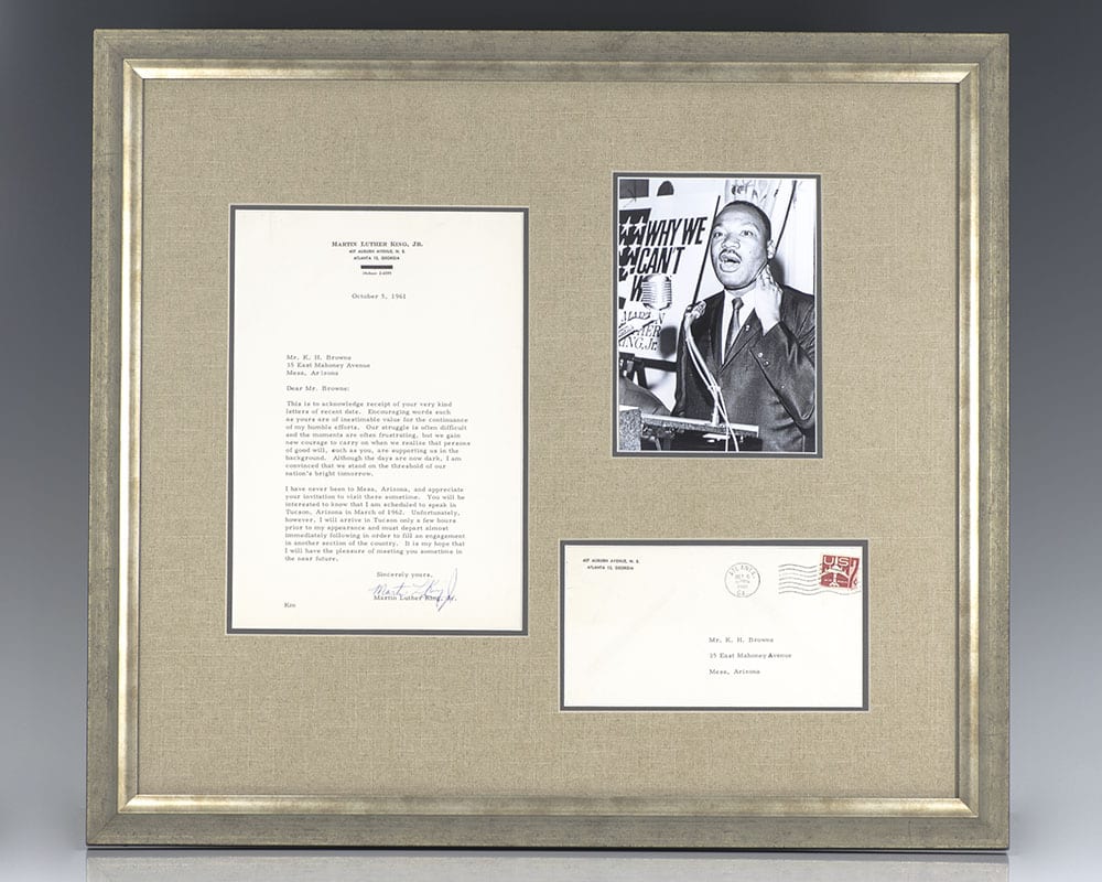 Martin Luther King Jr. Autograph Letter Signed