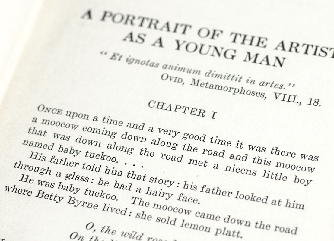 A Portrait Of The Artist As A Young Man James Joyce First Edition