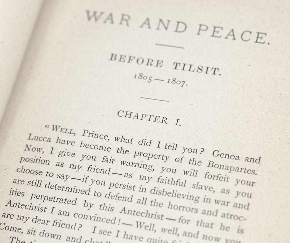 War And Peace A Historical Novel - 