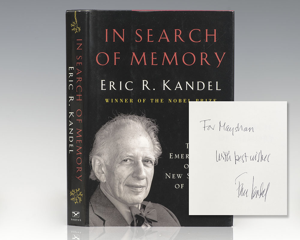 In Search Of Memory Eric Kandel First Edition Signed