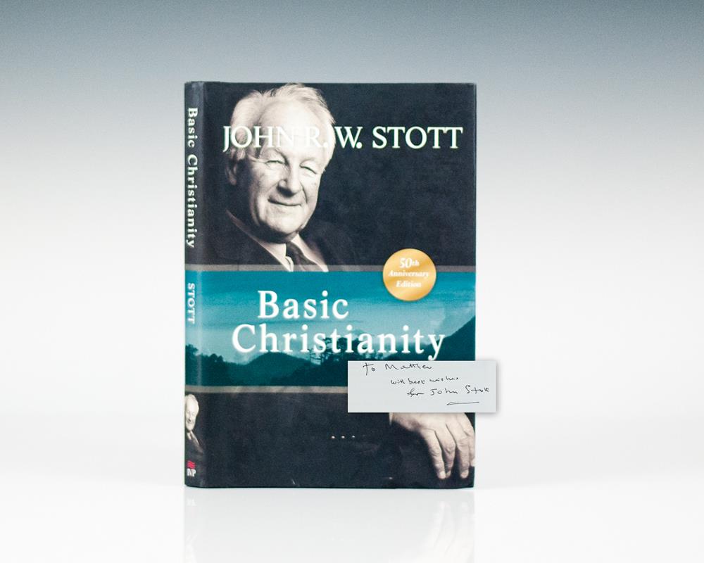 Basic Christianity John Stott First Edition Signed