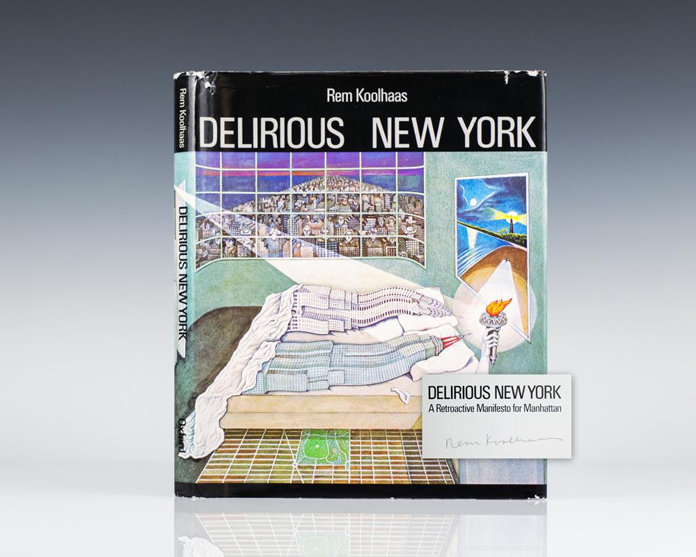 Delirious New York Rem Koolhaas First Edition Signed Rare