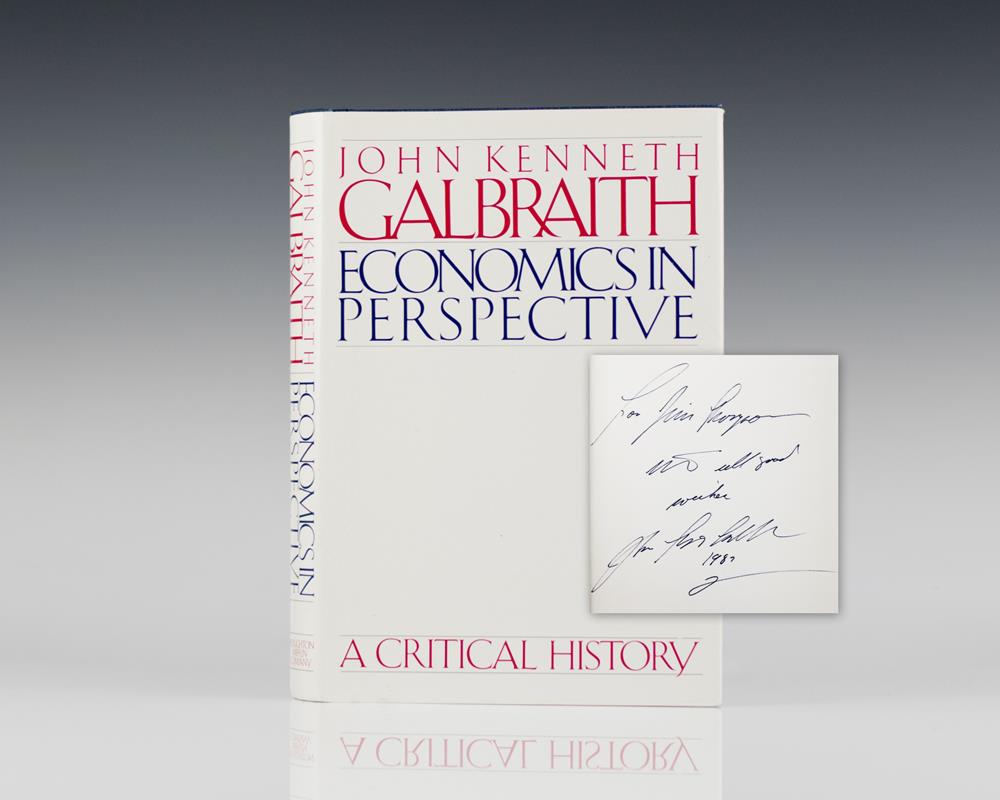 Economics In Perspective A Critical History