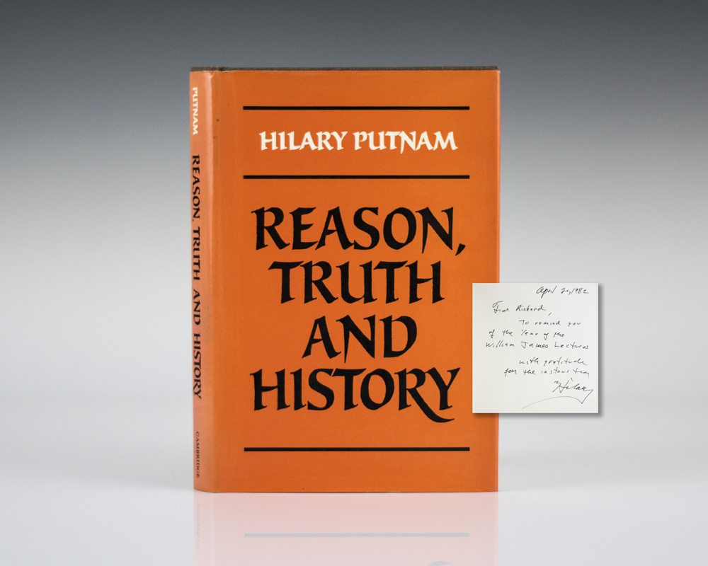 Reason Truth And History Hilary Putnam Richard Rorty Signed Rare 