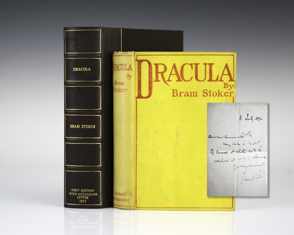 Dracula Bram Stoker FIrst Edition Signed