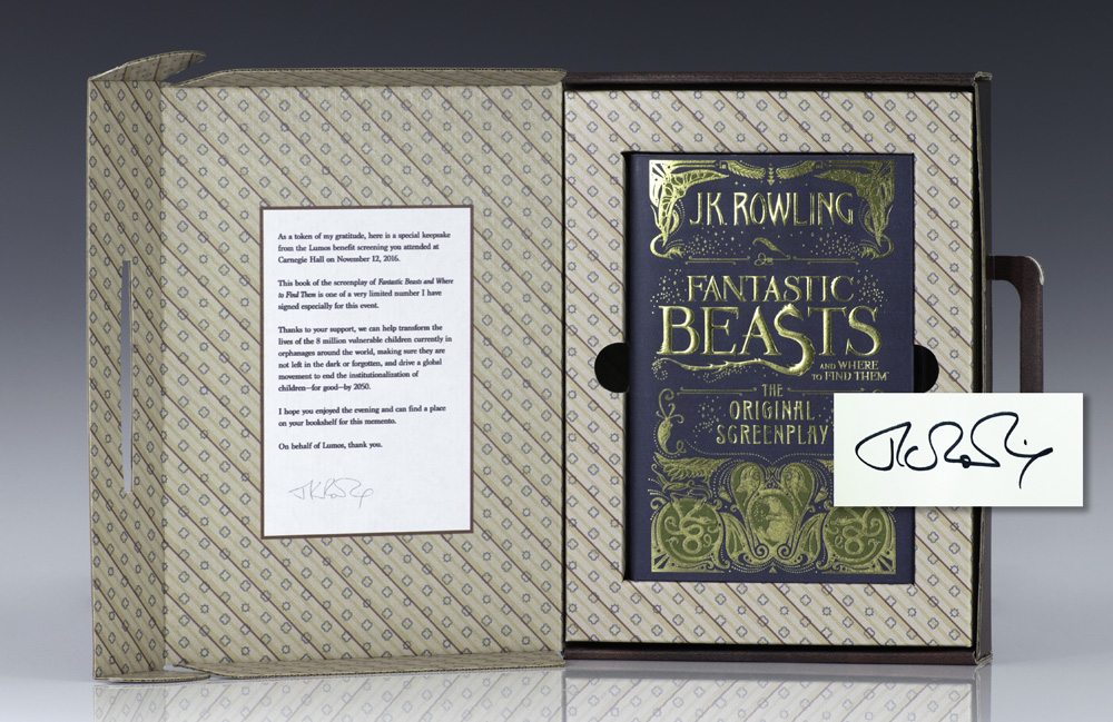 jk rowling fantastic beasts books