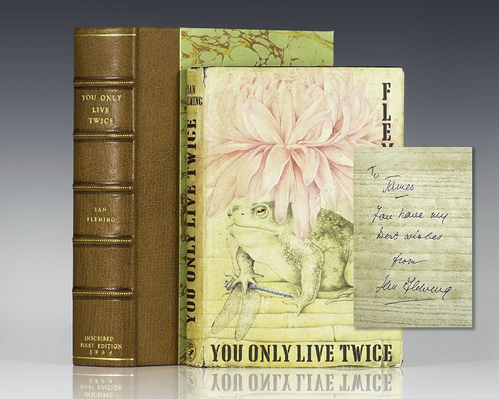 You Only Live Twice Ian Fleming First Edition Signed Rare 007