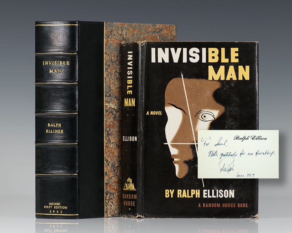 Invisible Man Ralph Ellison First Edition Signed Rare
