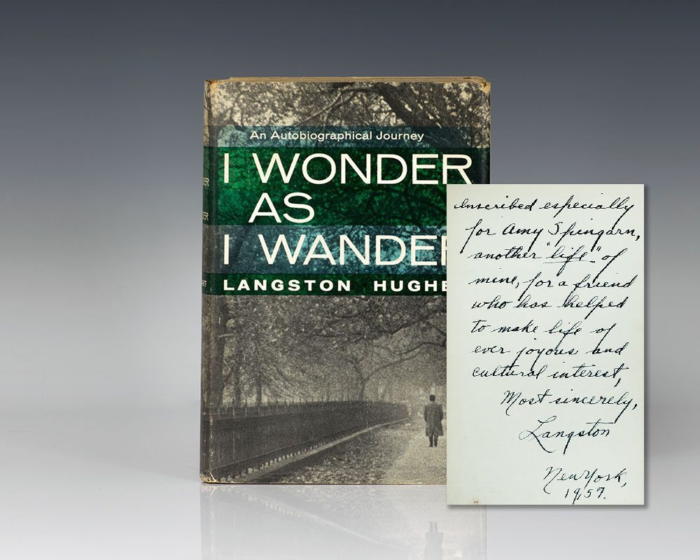 I Wonder as I Wander by Langston Hughes