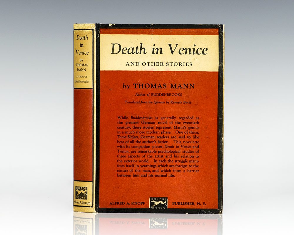 Death In Venice Thomas Mann First Edition