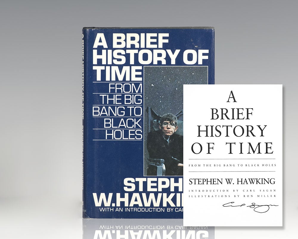 A Brief History of Time Stephen Hawking First Edition Rare ...