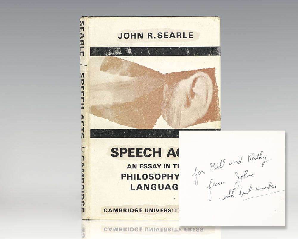 speech acts an essay in the philosophy of language pdf download