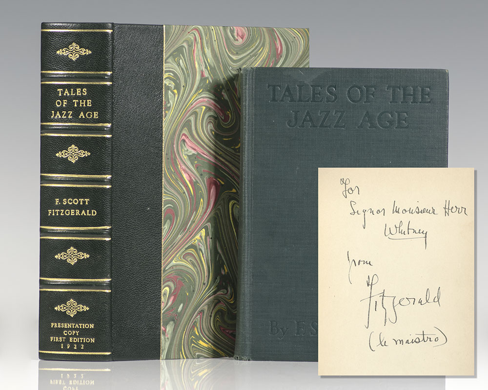 Tales of the Jazz Age F. Scott Fitzgerald First Edition Signed