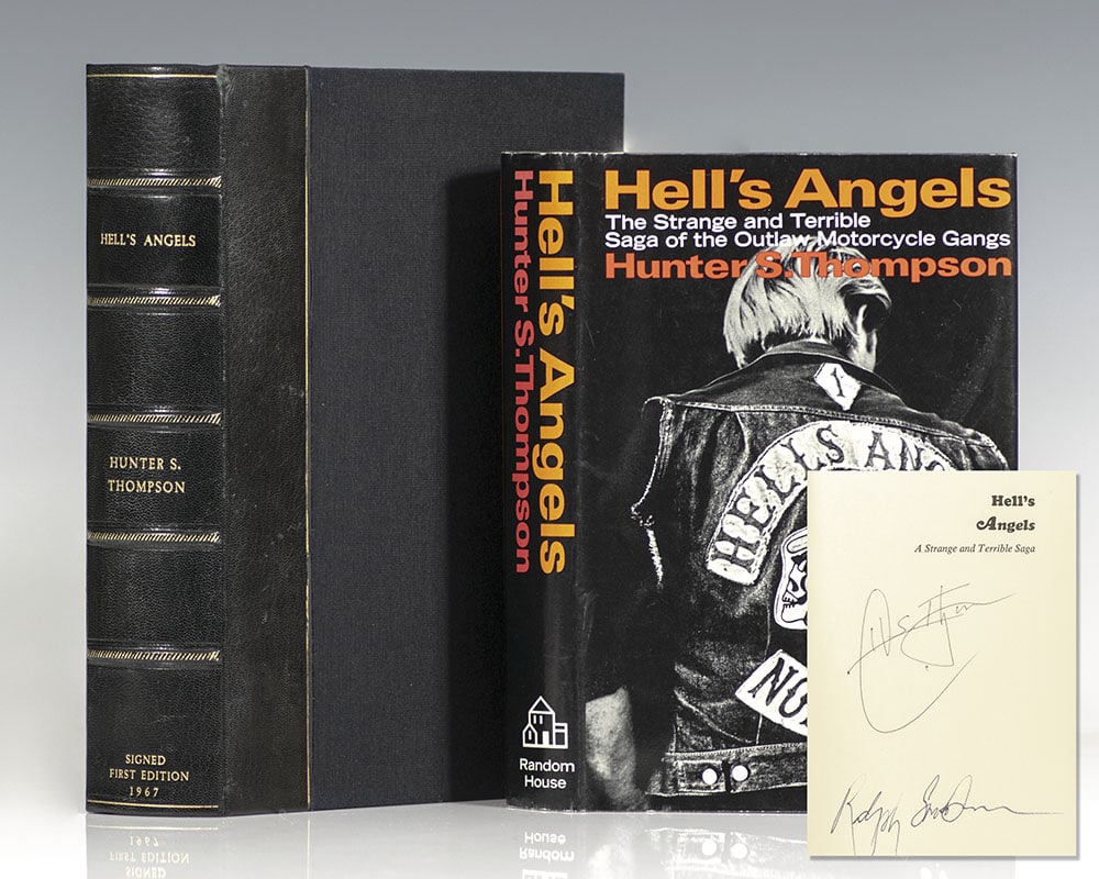 Hell’s Angels Hunter Thompson First Edition Signed Rare Book