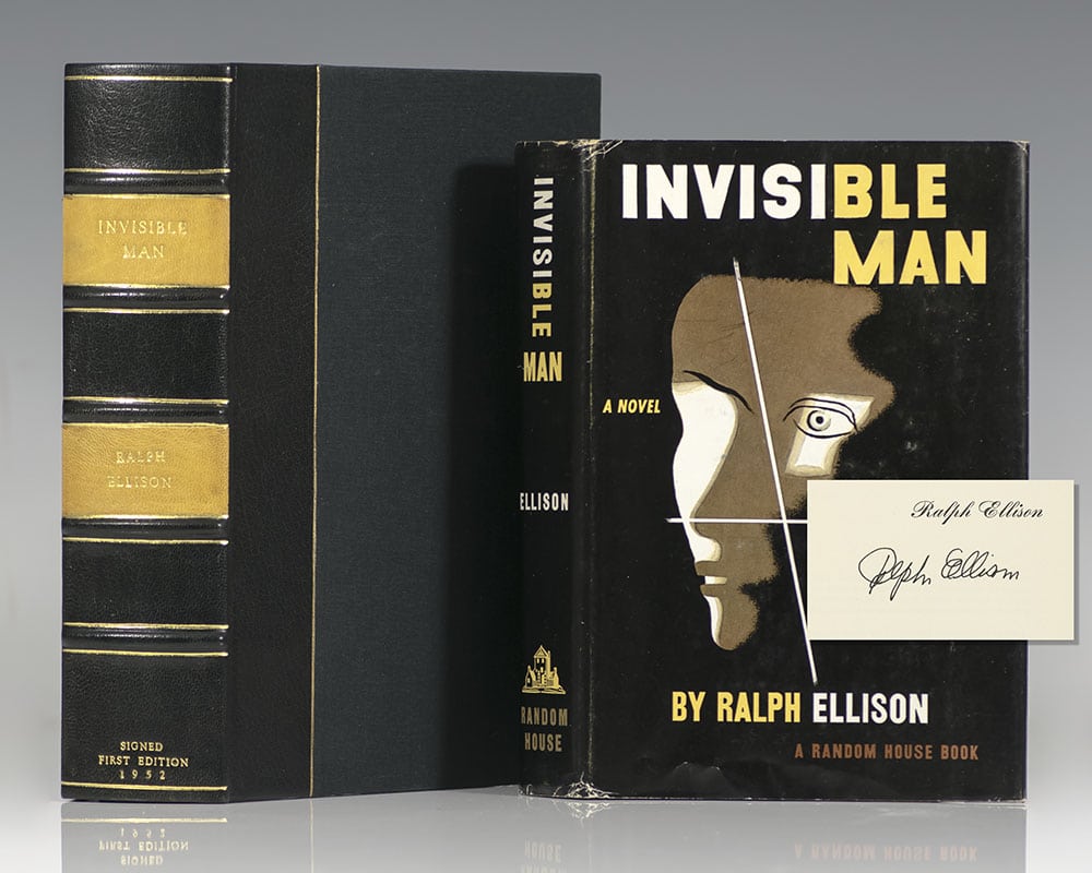 Invisible Man Ralph Ellison First Edition Signed Rare
