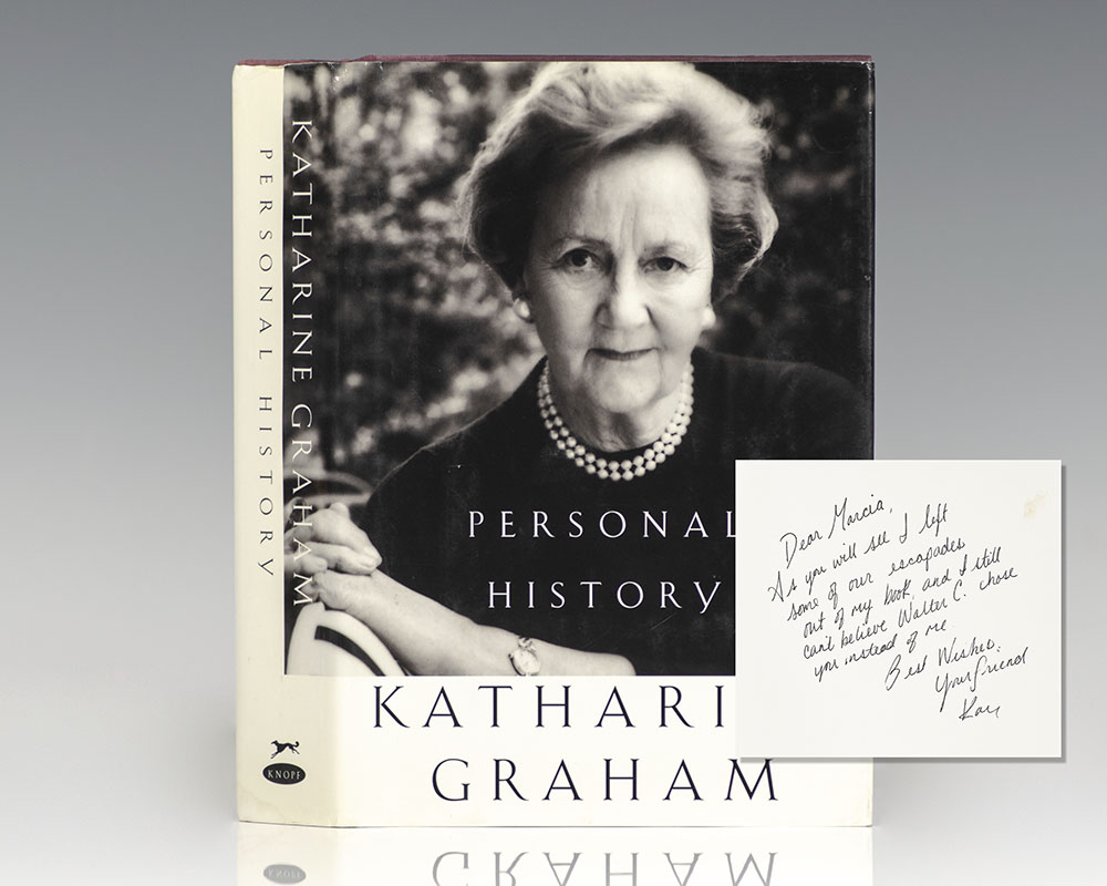 Personal History Katharine History First Edition Signed